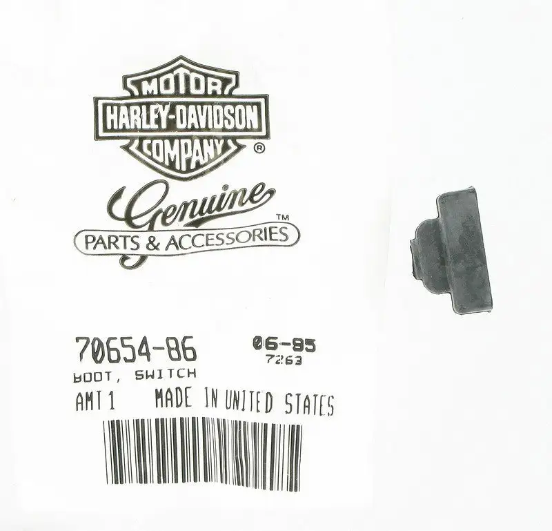 New OEM Genuine Harley-Davidson Boot Switch. 70654-86 - MGW-2766
