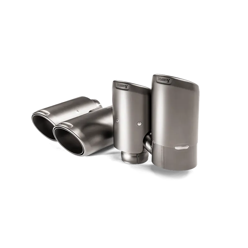 Akrapovic 2018+ Porsche Cayenne V6 536 Titanium Tail Pipe Set