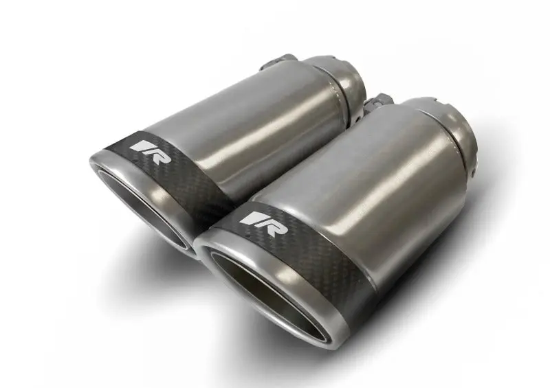 Remus Stainless Steel 84mm Angled Carbon Ring Tail Pipe Set Pair
