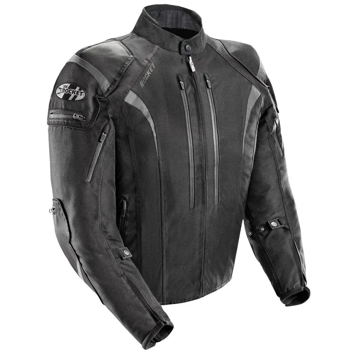 Joe Rocket Atomic 5.0 Men's Black Textile Jacket CE Armor 3X-Large Tall