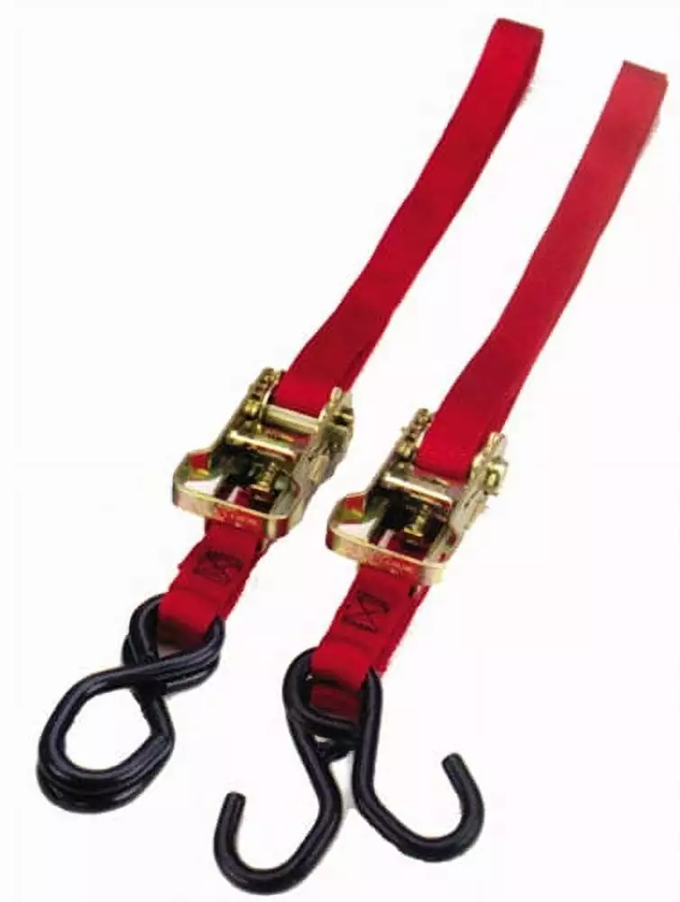 Ancra 47439-10 1 . x 5.2 ft. Ratcheting Buckle Tiedowns Pair Ancra International