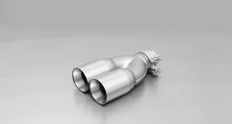 Remus 2005 Seat Toledo 1.6L 76mm Straight Cut Chromed Tail Pipe Single