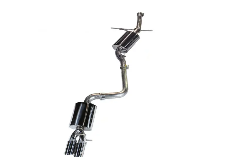 AWE Tuning Audi B8 A5 2.0T Touring Edition Single Outlet Exhaust Diamond Black Tips