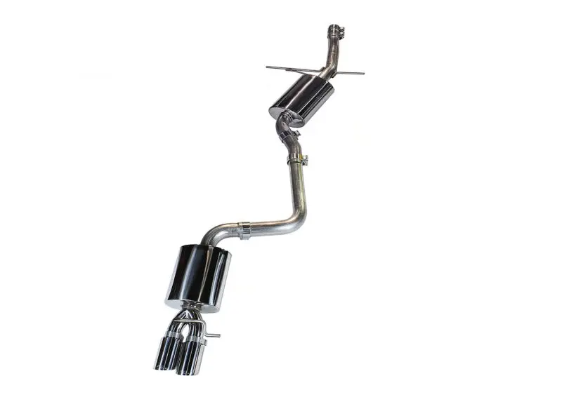 AWE Tuning Audi B8 A4 Touring Edition Exhaust Single Side Diamond Black Tips