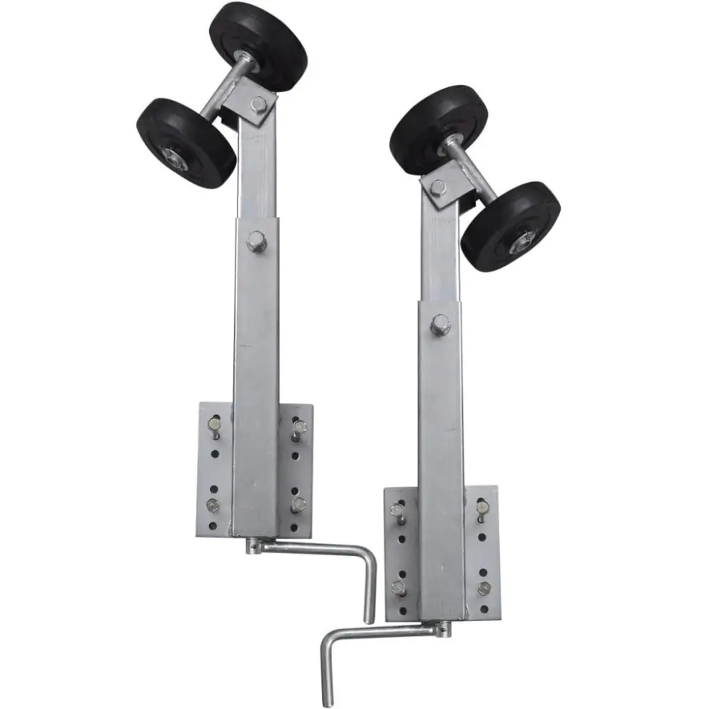 Boat Trailer Double Roller Bow Support Set 2 23.2-33.1 Inches