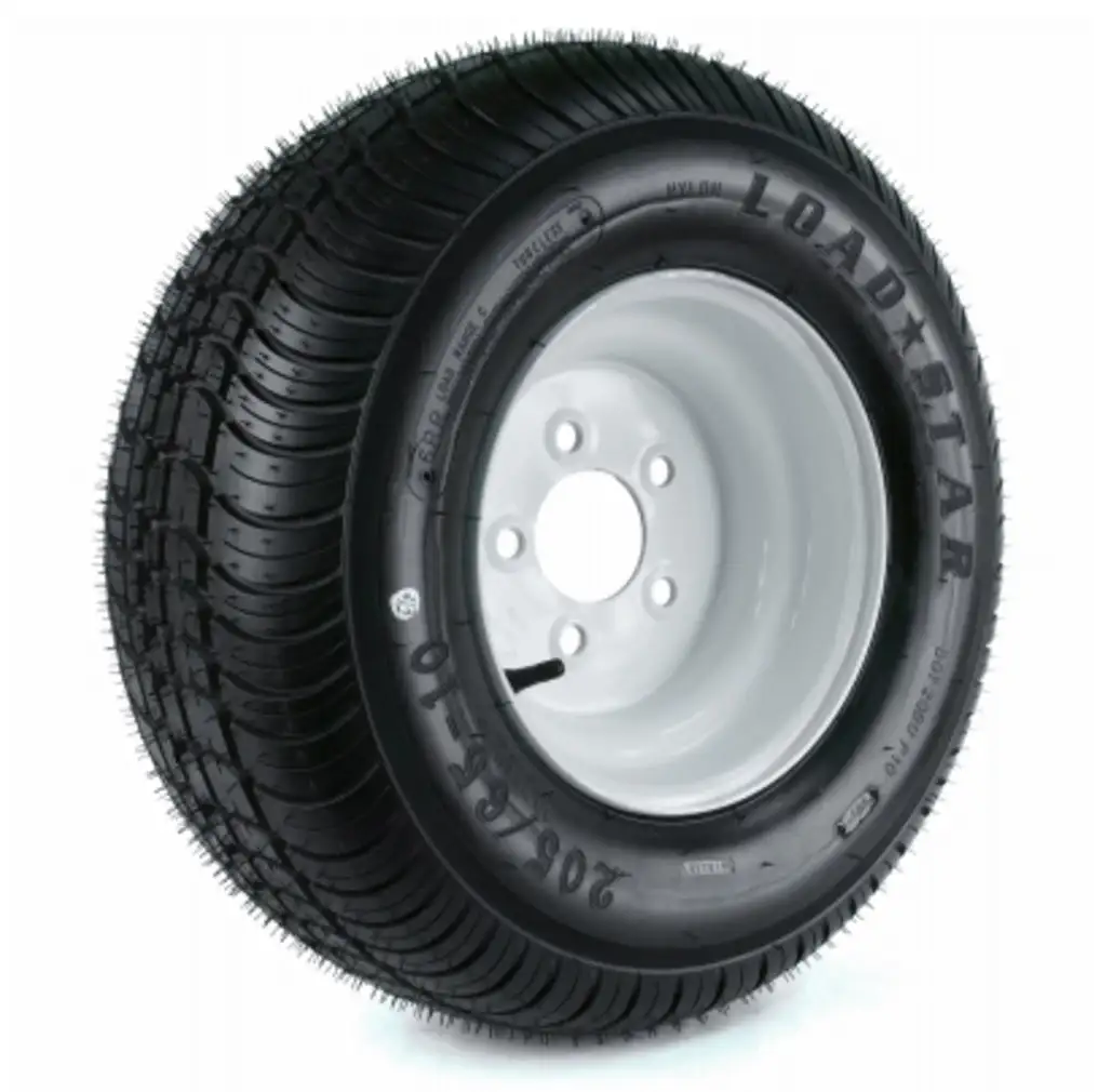 Kenda DM25610C-5I Loadstar Trailer Tire and 5-Hole Wheel Set