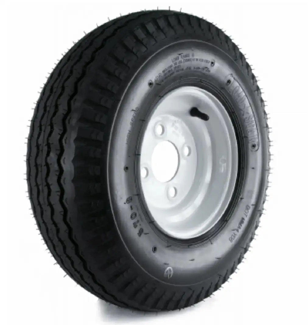 Kenda DM508B-4I Loadstar Trailer Tire and 4-Hole Wheel Package