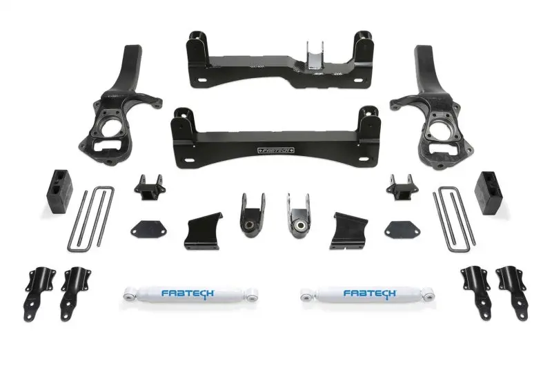 Fabtech 6in Basic Lift System 2019 GM C1500 Pickup Performance Shocks