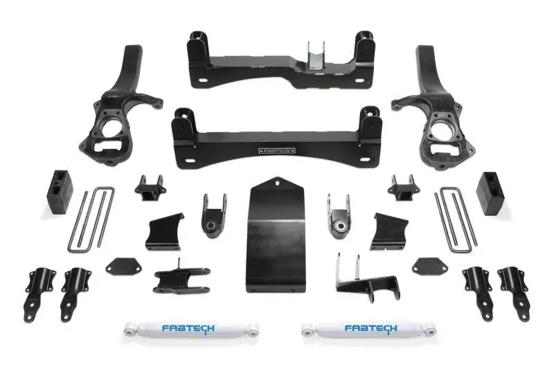 Fabtech 6in Basic Lift System 2019-2021 GM K1500 Pickup Performance Shocks
