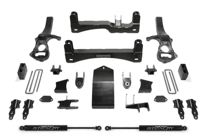 Fabtech 6in Basic Lift System 2019-2021 GM K1500 Pickup Stealth Shocks