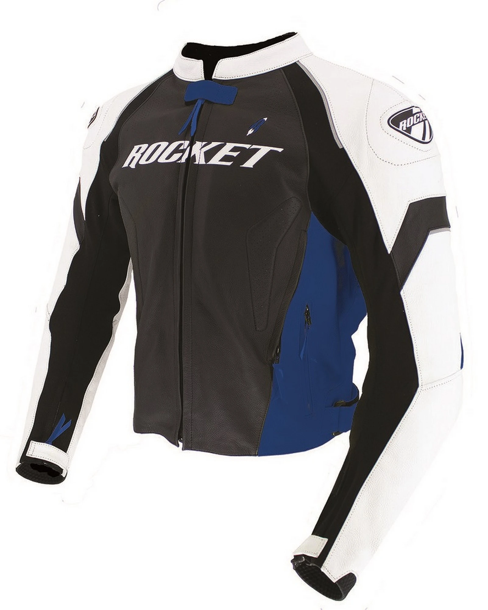Joe Rocket Speedmaster 7.0 Mens Leather Motorcycle 2-Pc Suit Blue/White 48 EUR 40