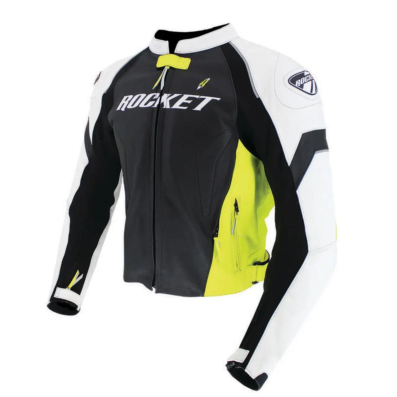 Joe Rocket Speedmaster 7.0 Two Piece Suit Hi-Viz/White (46. Yellow Hi-Viz/White) 40