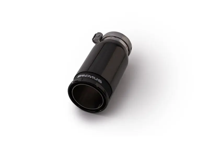 Remus Universal Sport Exhaust 84mm Black Chrome Straight Carbon Insert Adjustable Clamp Tail Pipe Single