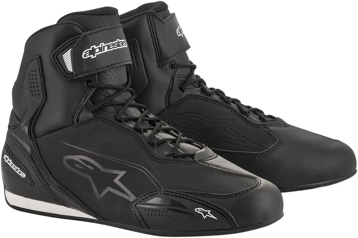 Alpinestars Faster 3 Mens Motorcycle Shoes Black/Black 14 USA 6