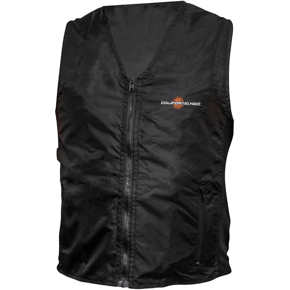 California Heat 7V Mens Heated Vest Liner w/Battery & Charger Black 2XS/XS Xx
