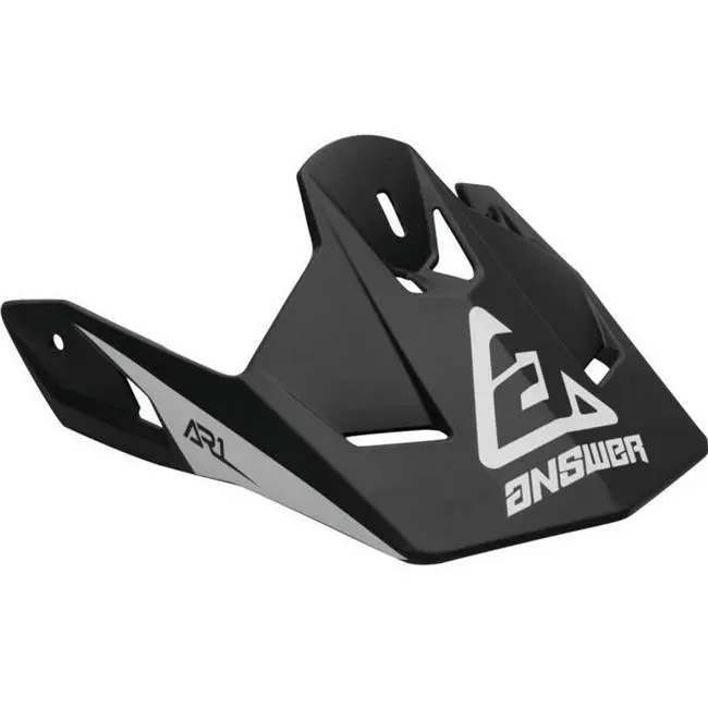 Answer AR1 Bold Youth Helmet Visor/Peak Black/White - MGW-28161