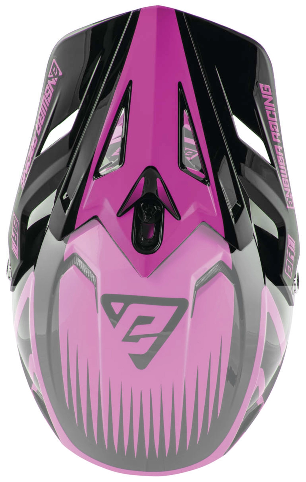 Answer AR-1 Helmet Visor/Peak Edge Fluo Pink/Black - MGW-24748