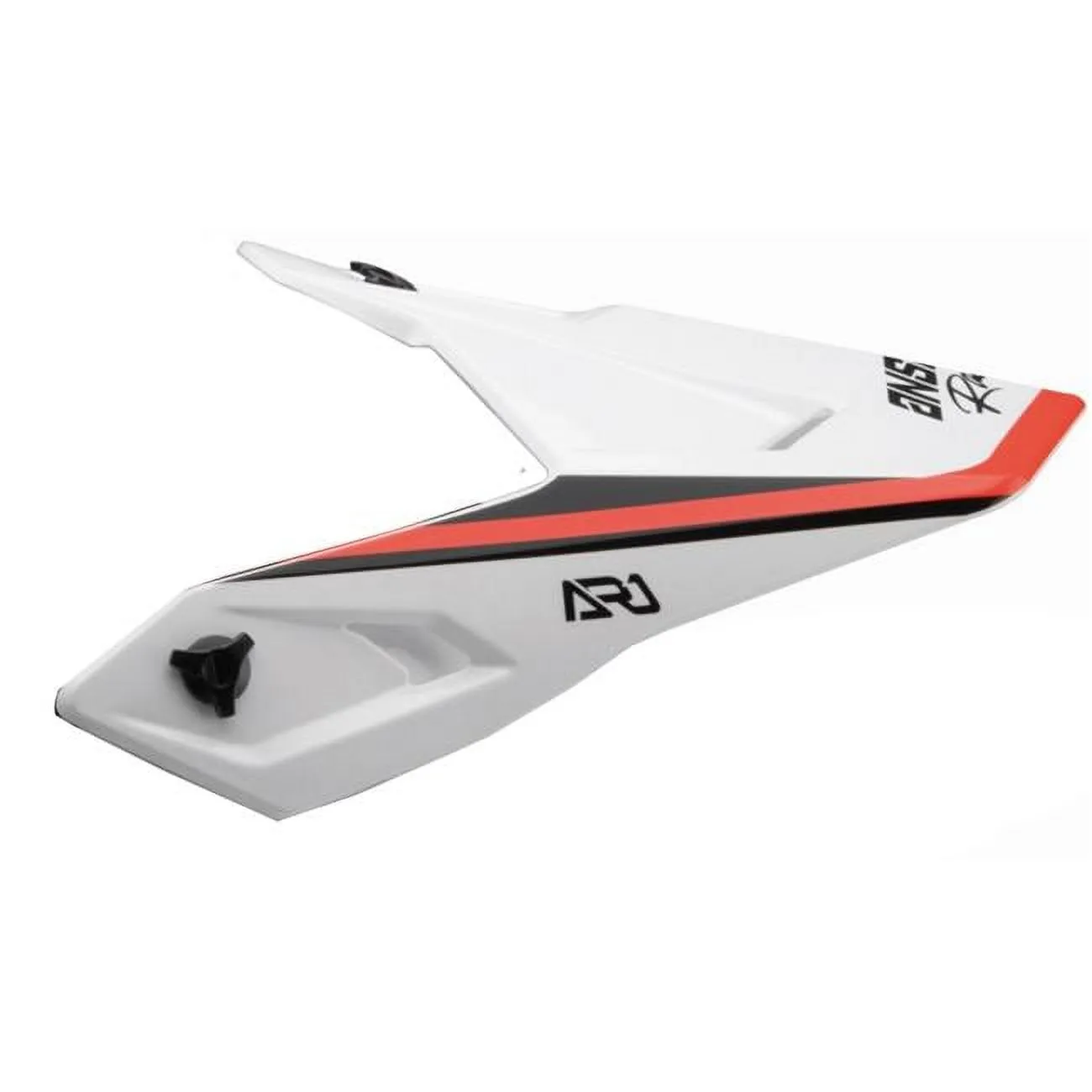 Answer AR1 Vivid Youth Helmet Replacement Visor/Peak Red/White