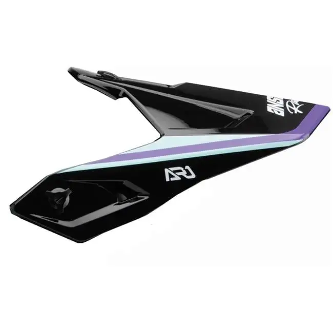 Answer AR1 Vivid Youth Helmet Replacement Visor/Peak Purple/Seafoam