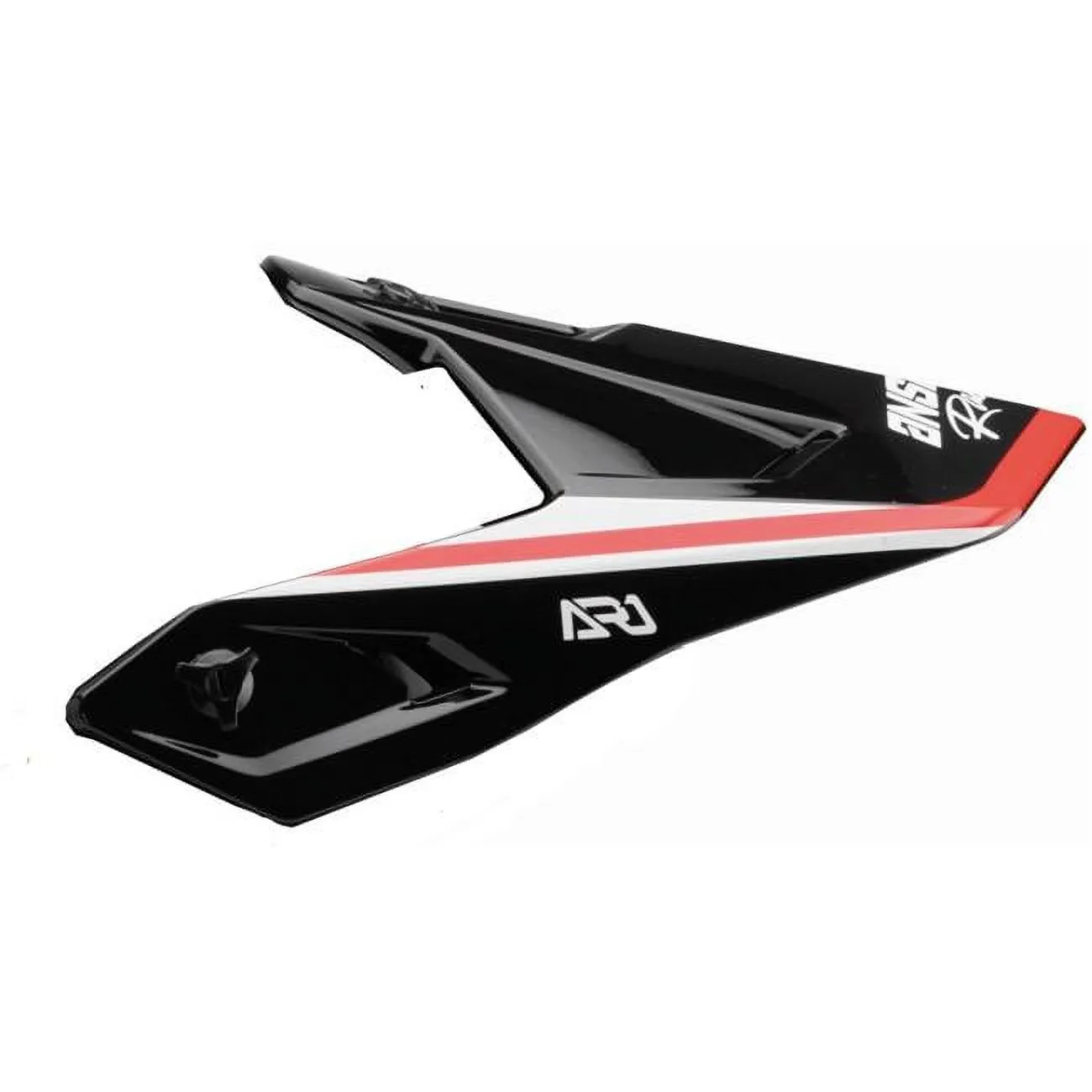 Answer AR1 Vivid Youth Helmet Replacement Visor/Peak Red/Hyper Acid