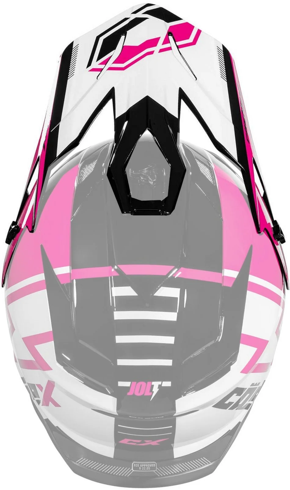 Castle CX200 Jolt Helmet Visor/Peak Pink Glo - MGW-24679