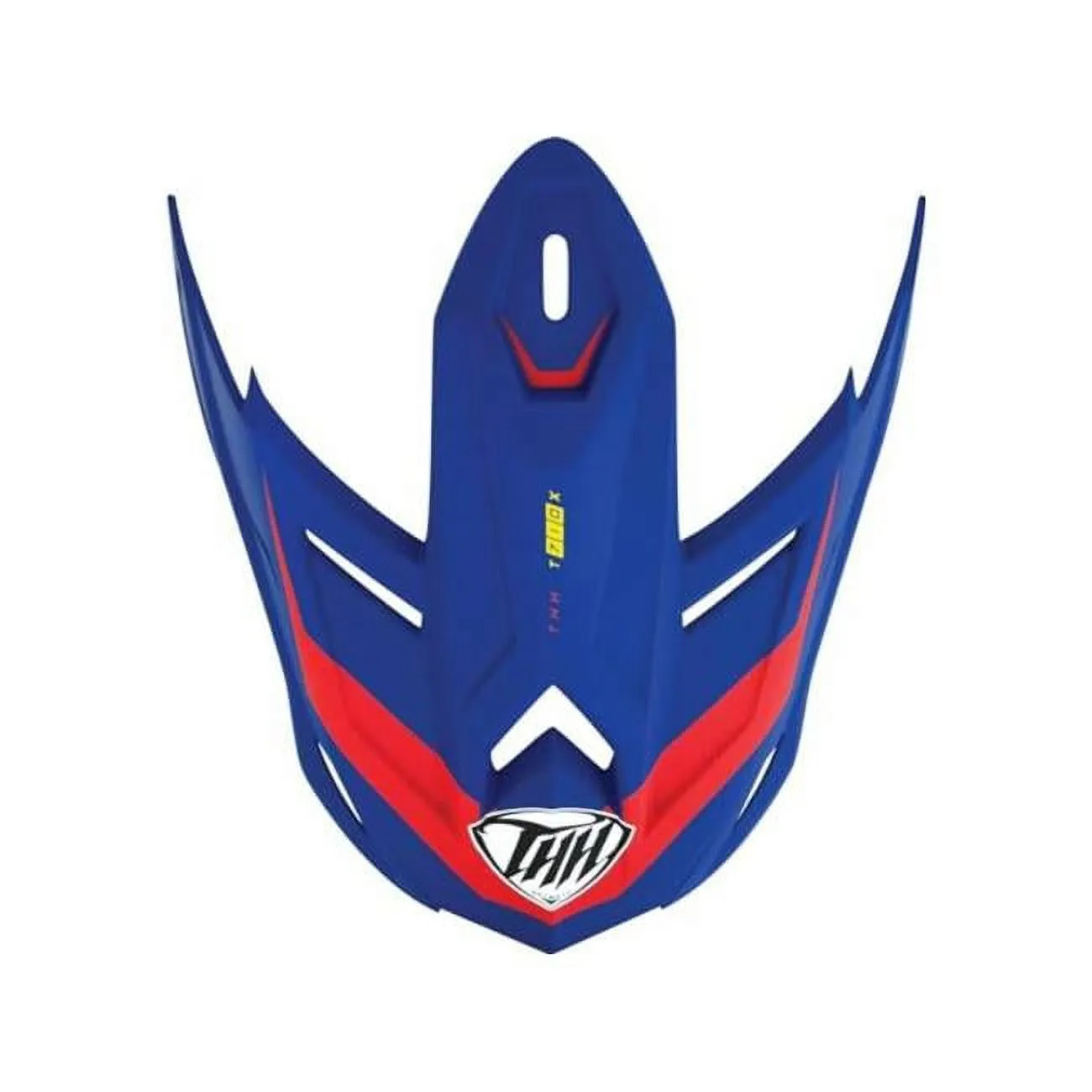 THH T710 Air Tech Youth Helmet Replacement Visor/Peak Blue/Yellow THH Helmets