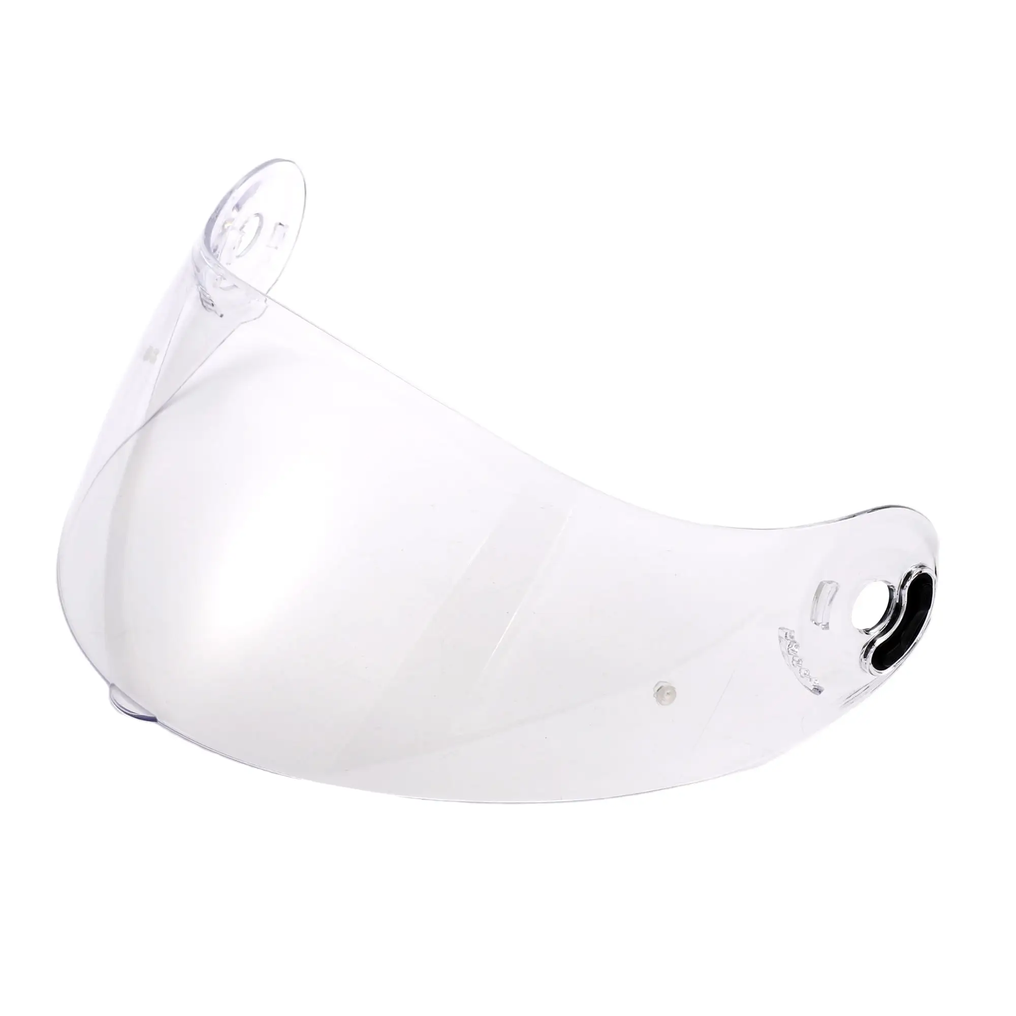 Unique Bargains Motorcycle Helmet Visor Shield - Motorcycle 3-Snap Helmet Visor - X-803 Resin Clear- 1pc