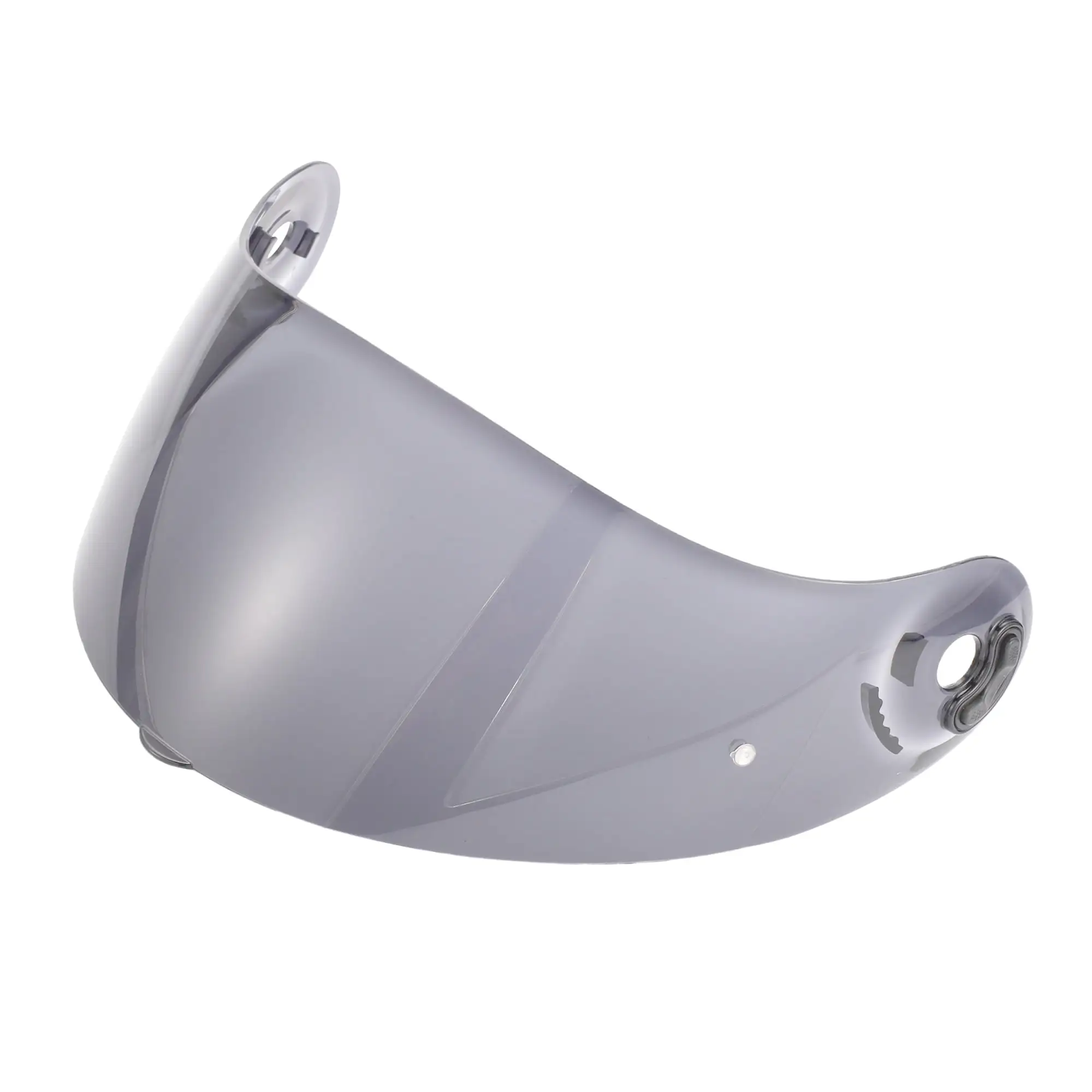 Unique Bargains Motorcycle Helmet Visor Shield - Motorcycle 3-Snap Helmet Visor - X-803 Resin Light Black- 1pc