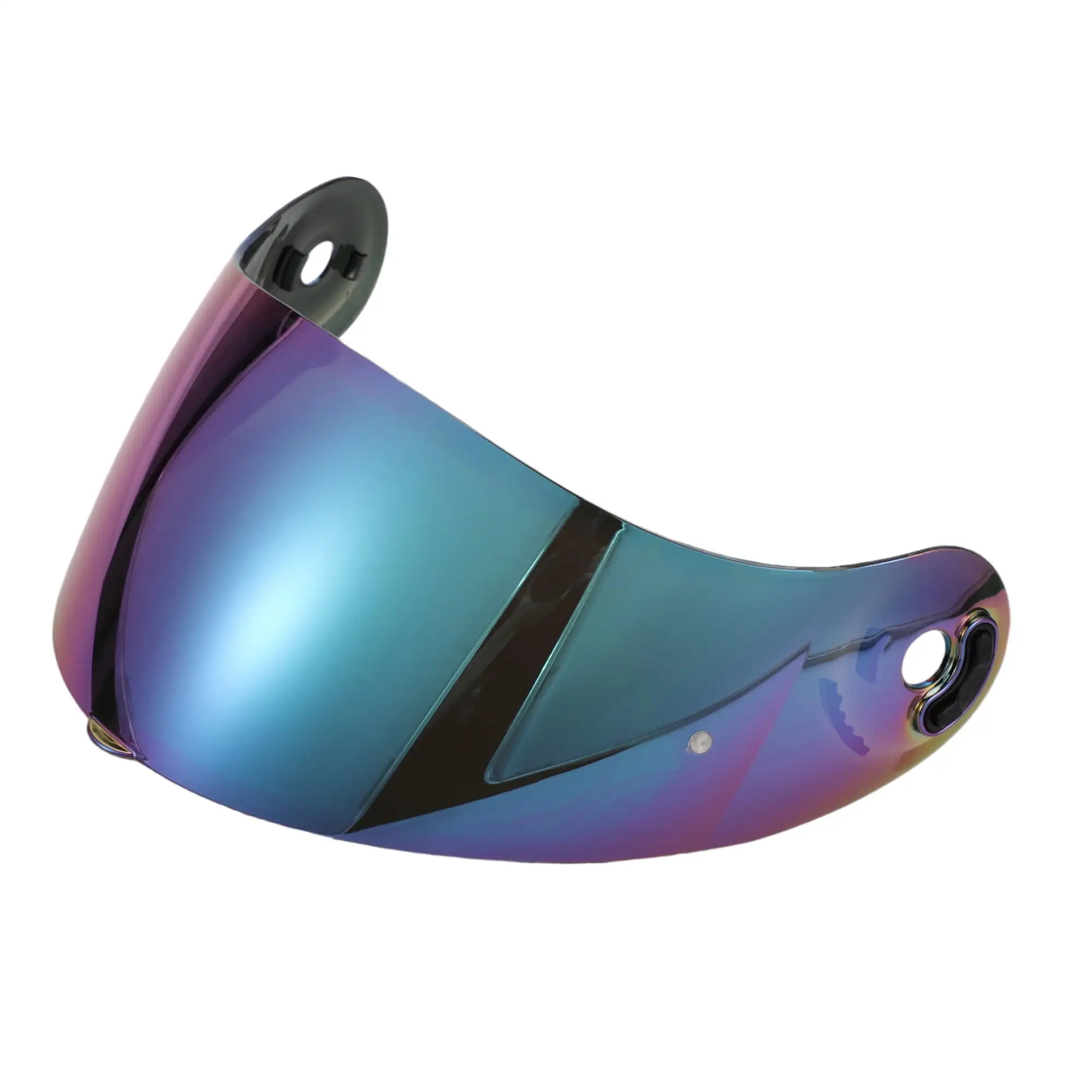 Unique Bargains Motorcycle Helmet Visor Shield - Motorcycle 3-Snap Helmet Visor - X-803 Resin Assorted Color- 1pc