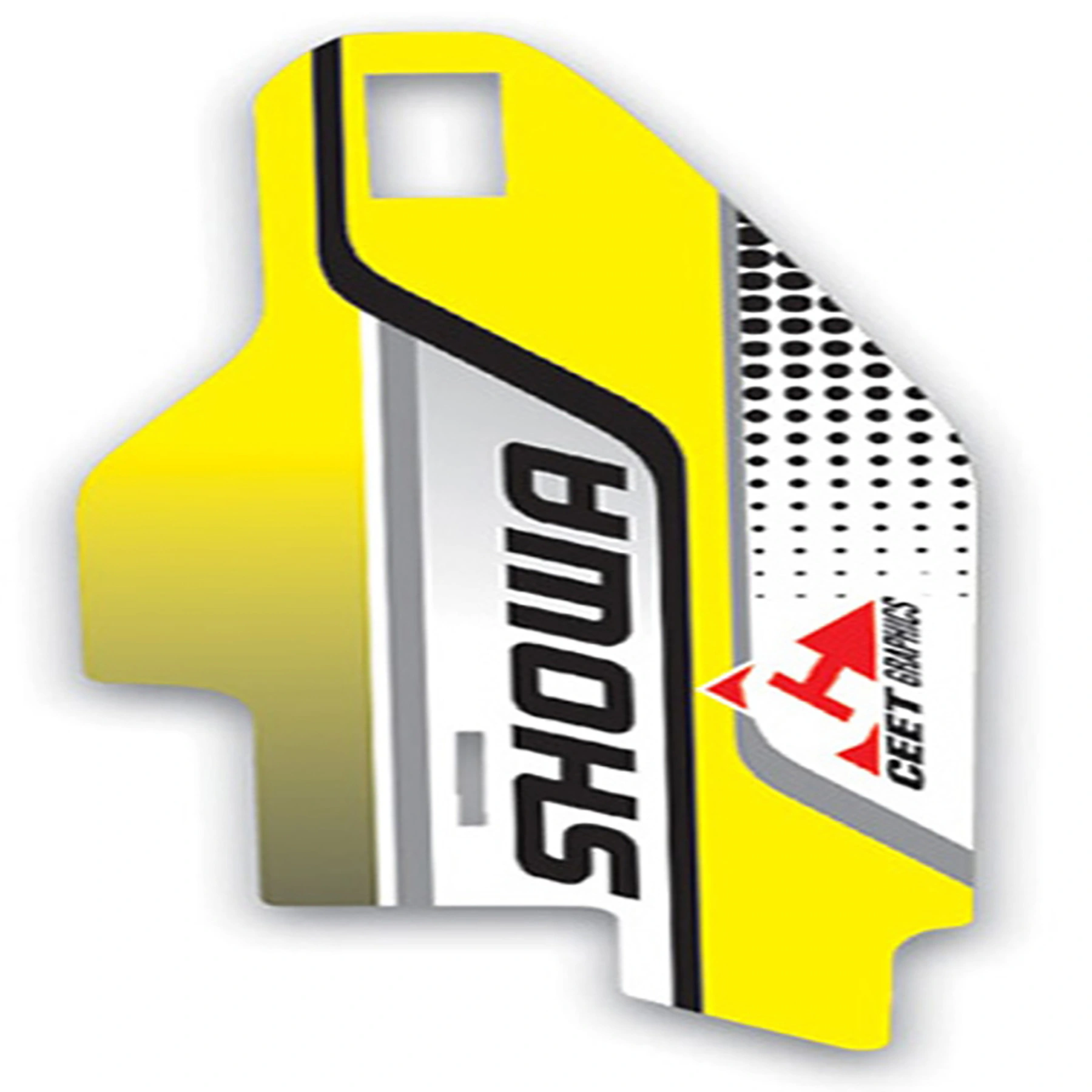 ZOAN SYNCHRONY-MX VISOR EQUIPEGRAPHIC.WHT/RED/YELLOW - MGW-3660