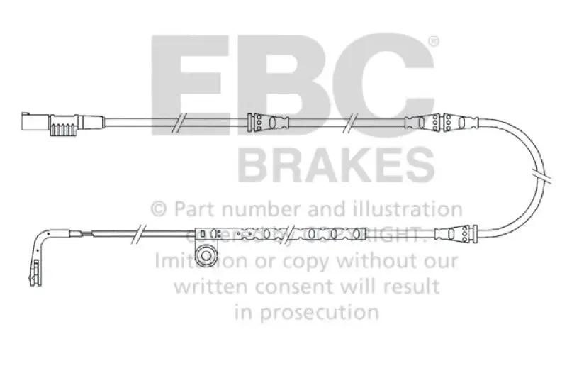 EBC 2005-2006 Land Rover Range Rover Sport 4.4L Front Brake Wear Leads