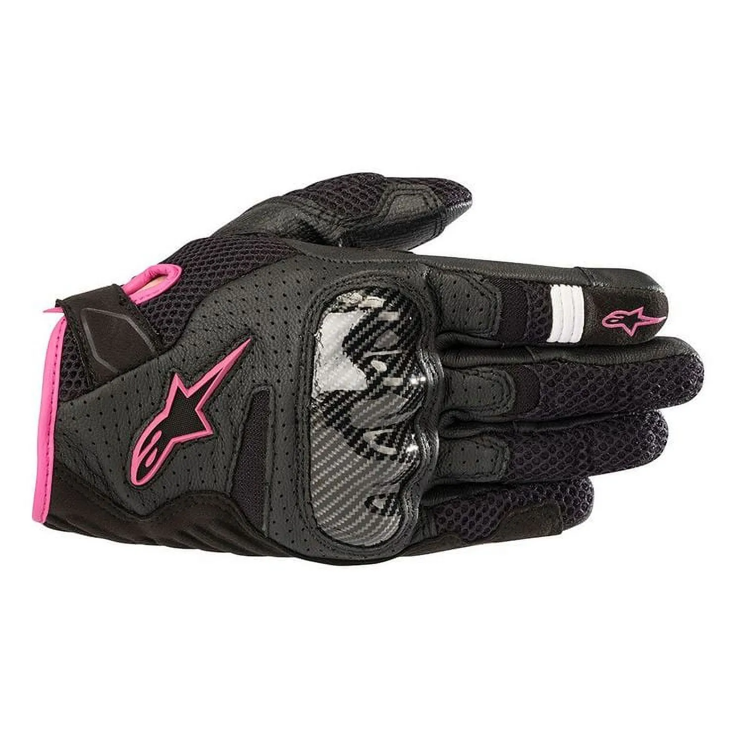 Alpinestars Stella SMX-1 Air v2 Gloves - Black/Fuchsia - Sm
