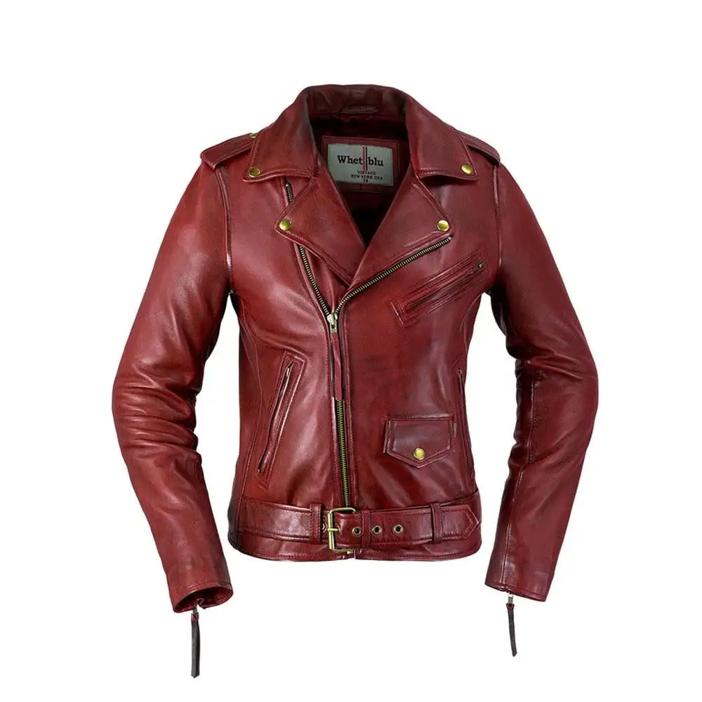 Rockstar - Womens Leather Jacket - MGW-21514 Whet Blu