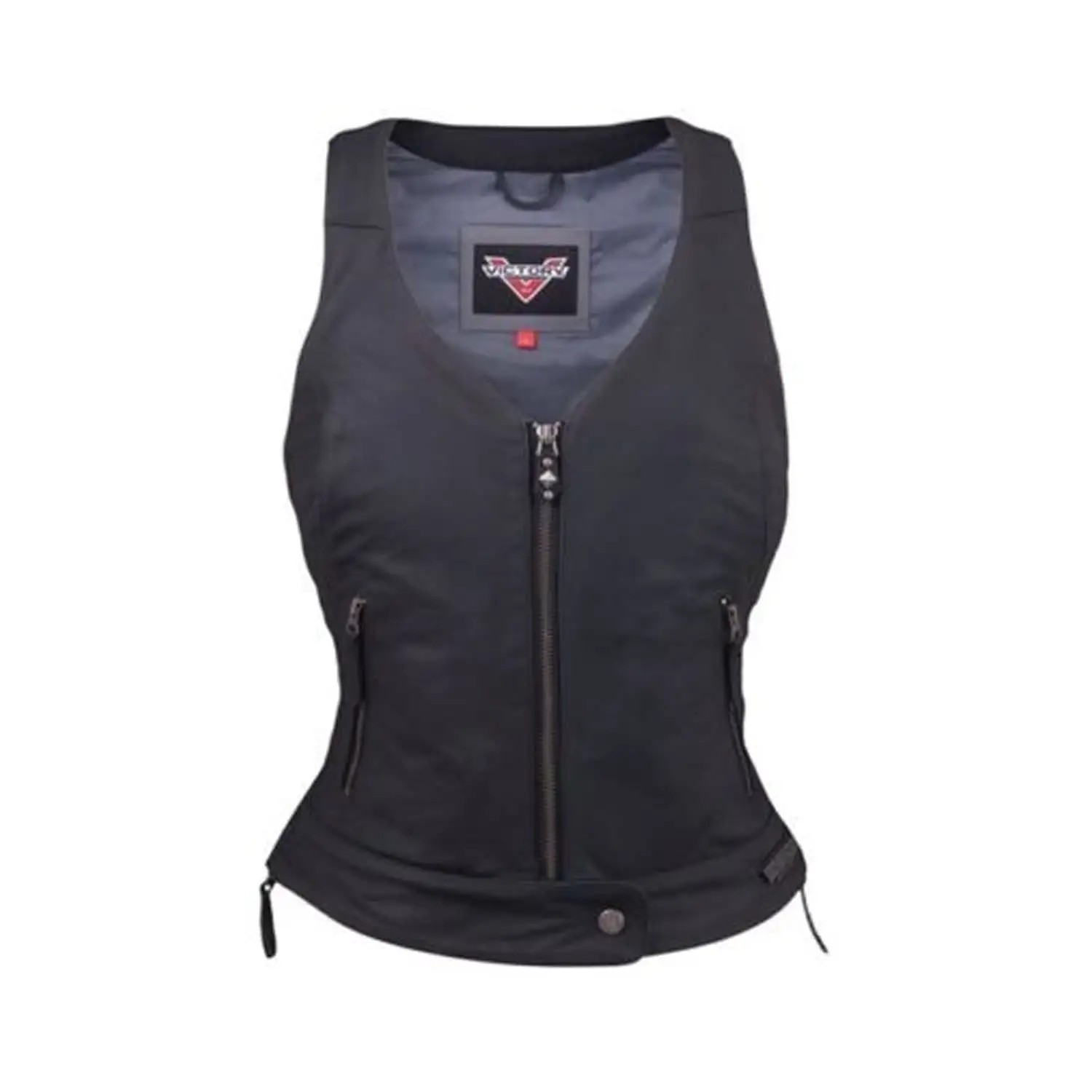 Victory Motorcycle New OEM Women's Leather Borderland Vest. Large. 286373606