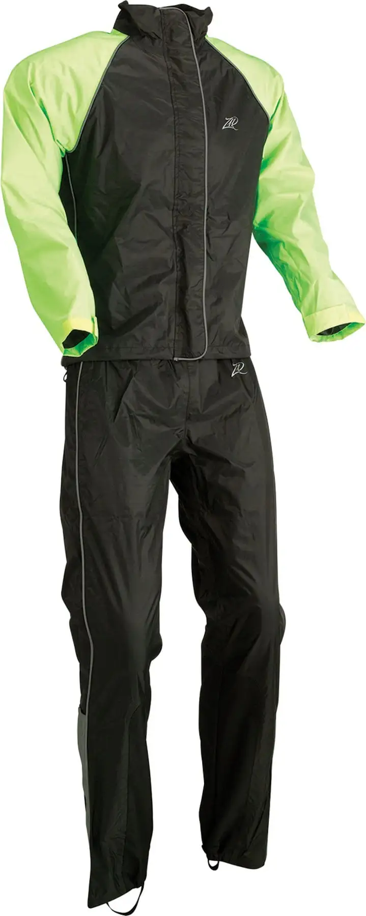 Z1R Womens 2-Piece Rainsuit Black/Hi-Vis SM - MGW-27570 L