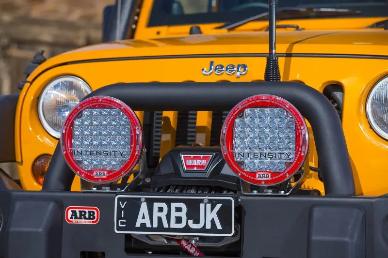 ARB Combar Bull Bar Crush Cans and OE Fog Light Cutouts Jeep JK 2007-On