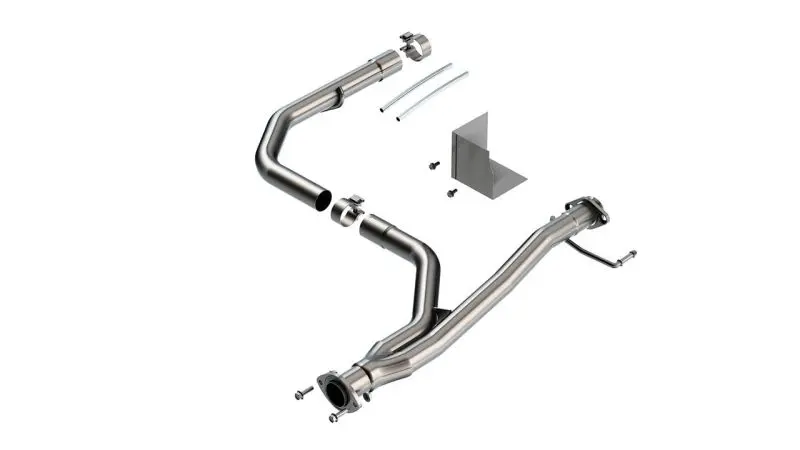 Borla T-304 Stainless Steel Y-Pipe 2021-2022 Toyota Tacoma 3.5L V6 Brushed Finish