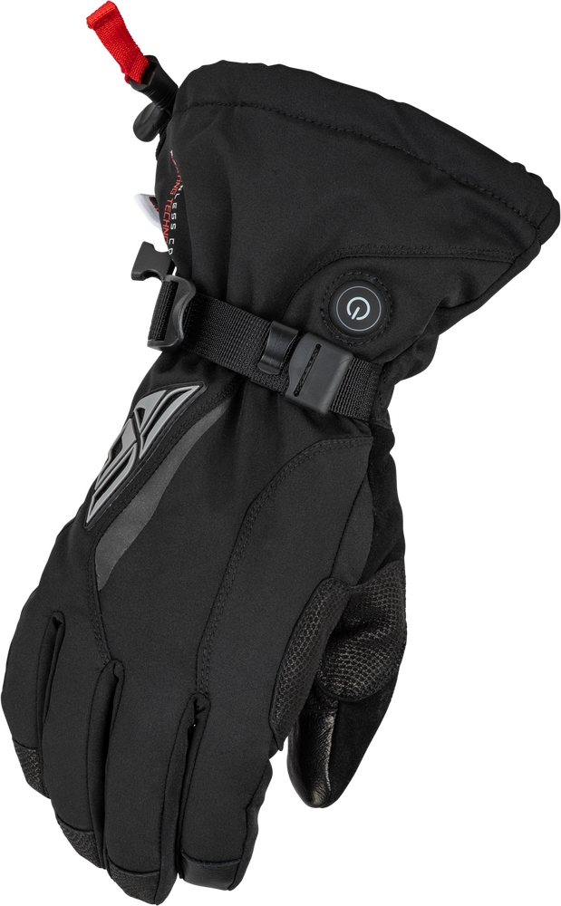 Fly Racing Title Heated Gautlet Youth Gloves (Large. Black)