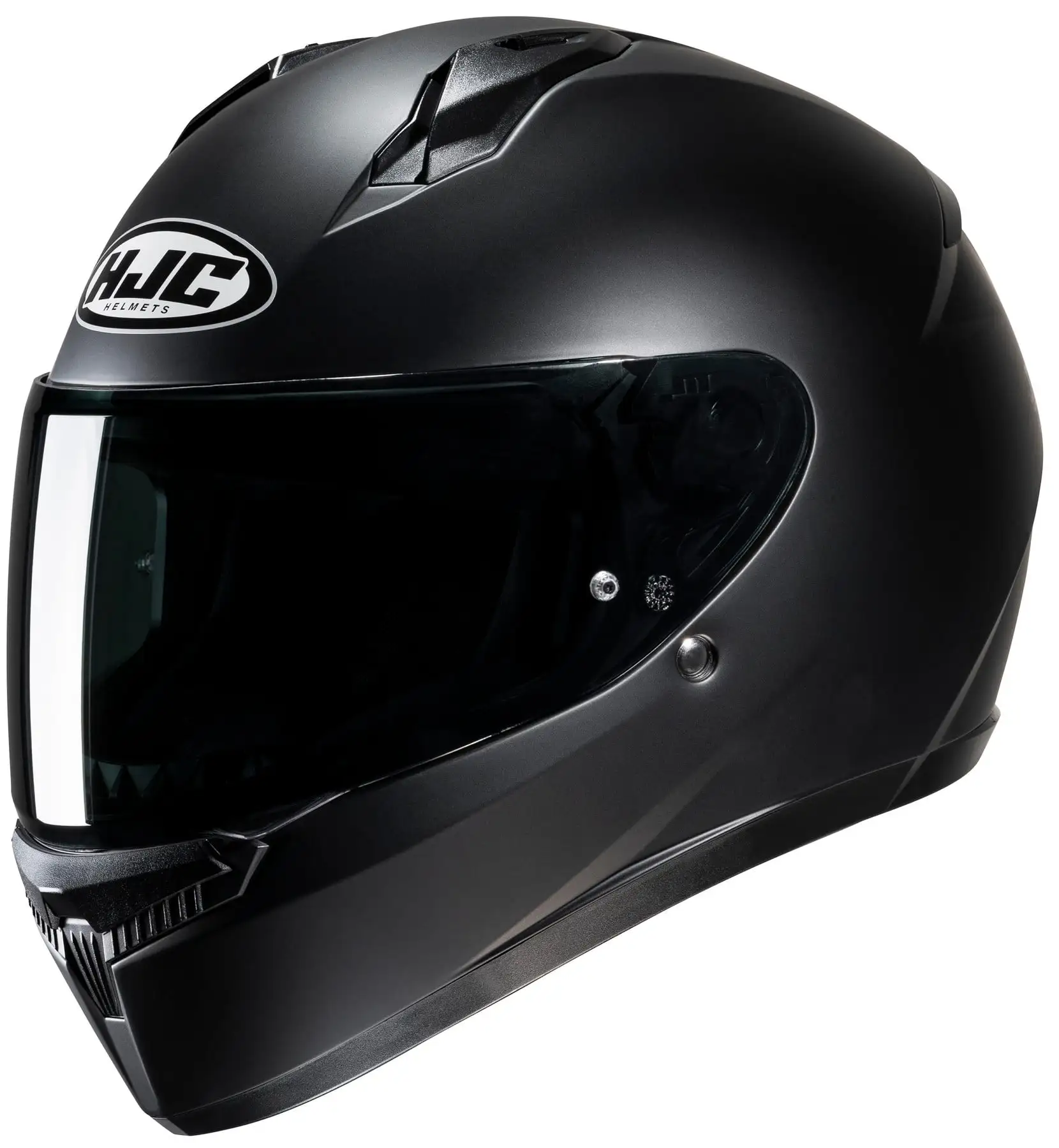 HJC C10 Solid Youth Helmet (XX-Small. Semi Flat Black) - MGW-10810 Xl HJC Helmets