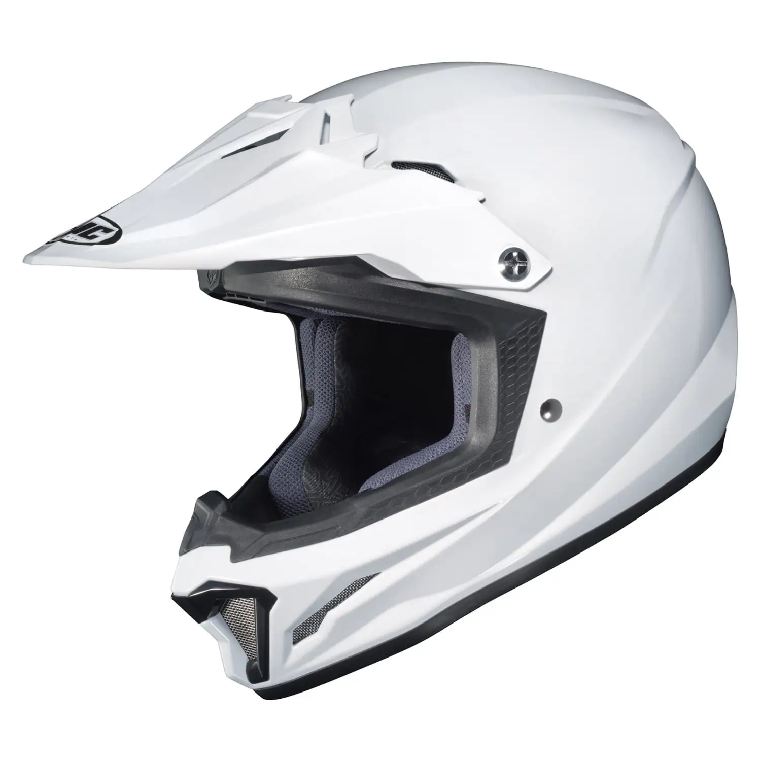 HJC CL-XY 2 Solid Youth MX Offroad Helmet White XL - MGW-21969 HJC Helmets