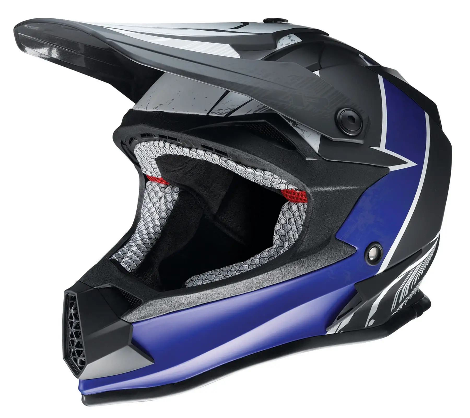 Z1R F.I Fractal MIPS Youth MX Offroad Helmet Black/Blue SM L